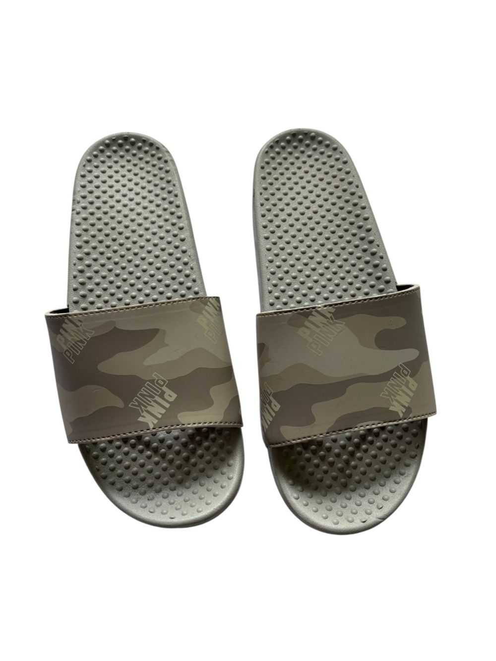 PINK Victoria's Secret Camo Slide Sandals